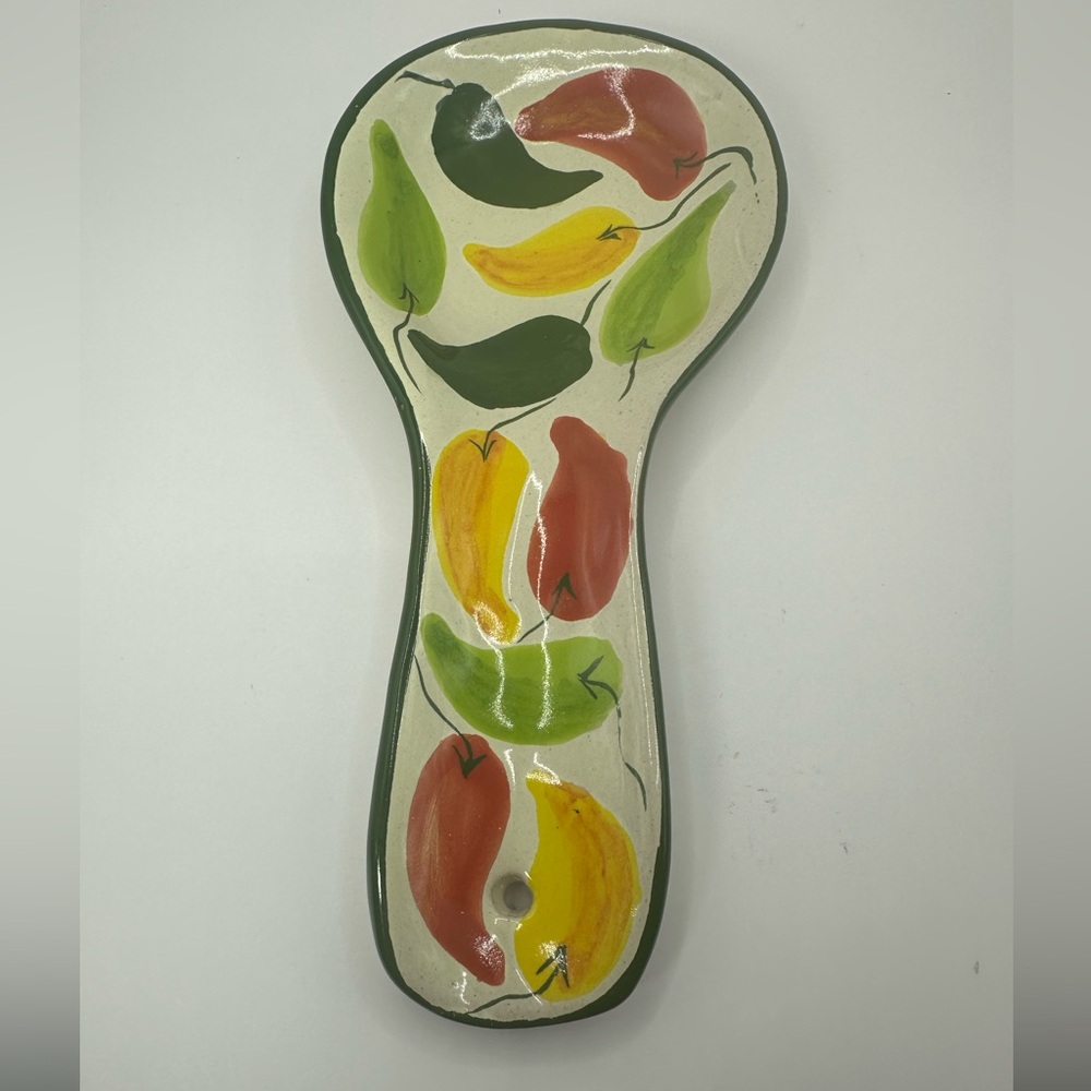 Talavera Spoon Holder - Mexican Handmade Hand Painted and Utensil 100% lead-free